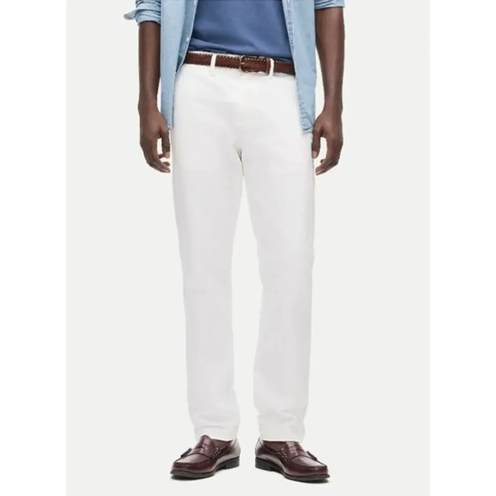 NWT J. Crew Men's 770™ Straight-fit stretch chino pant White 29/32
